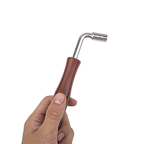 Yootones 2Pcs Yootones L-shape Piano Tuner Spanner Professional Wrench Square Shape Tip Tuning Hammer Tuner Spanner Tool Compatible with Piano Repair Tool - Image 4