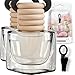 Perfa Pink Floral Car Air Freshener Hanging Car Freshener with Vent Clip Fragrance Oil Diffuser SlowRelease Aroma Technology Adjustable Scent Intensity Feminine Scented Accessories by Perfa - Image 2