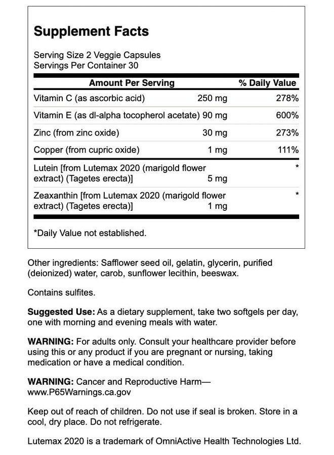 Swanson Age Related Eye Support 60 SGELS - Image 2