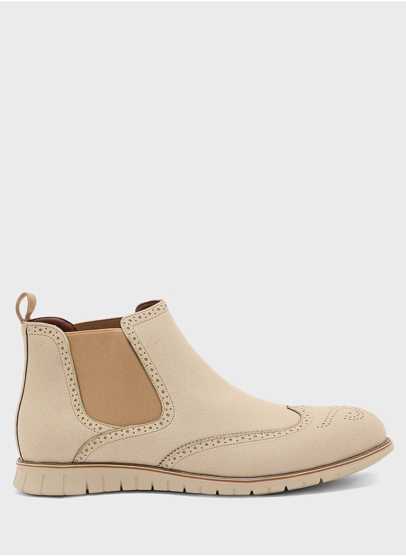 Robert Wood Casual Suede Chelsea Boots  - Image 1