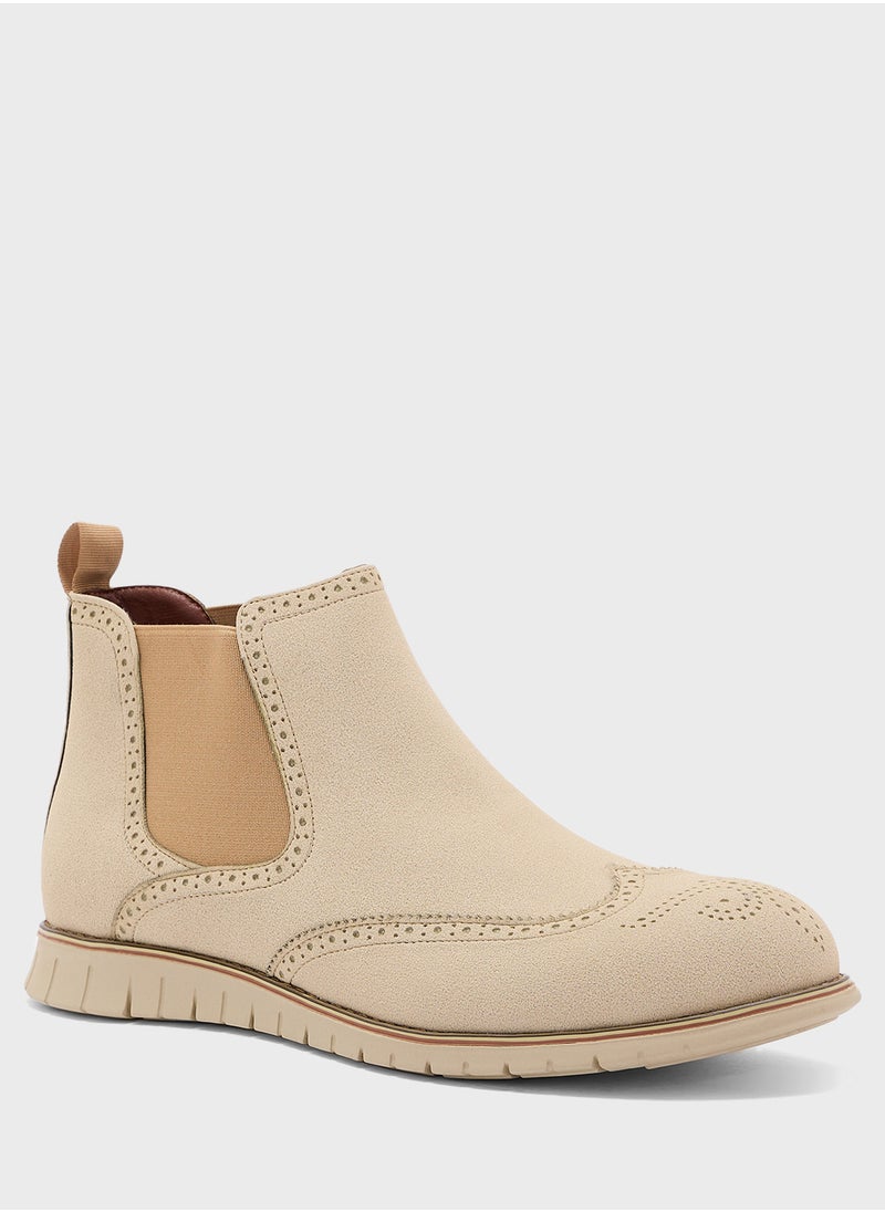 Robert Wood Casual Suede Chelsea Boots  - Image 2