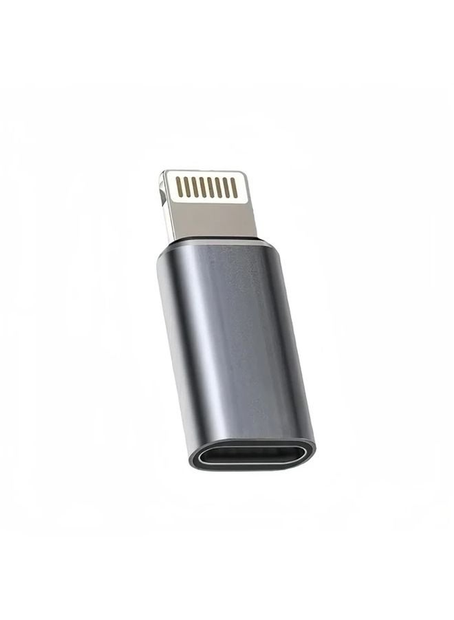 USB C Female To Lightning Male OTG Adapter For Charging And Data Transfer - Image 1