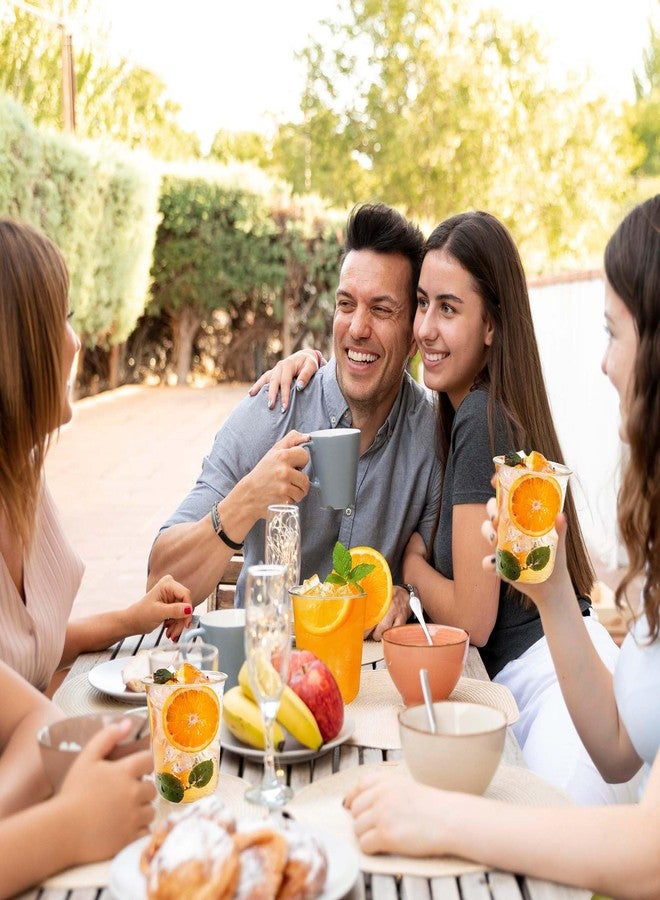 tchrules 120 Pack 12oz Clear Plastic Cups, Disposable Stemless Wine Glasses for Party, Round Bottom Plastic Cocktail Glasses, Cute Crystal Cold Drinking Cups for Holiday Wedding Birthday Picnic Events - Image 5