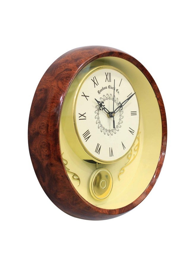 Random ساعة حائط Pendulum خشبية مزخرفة عشوائية للغرفة المعيشية، المنزل - Image 3