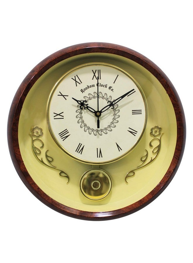 Random ساعة حائط Pendulum خشبية مزخرفة عشوائية للغرفة المعيشية، المنزل - Image 1