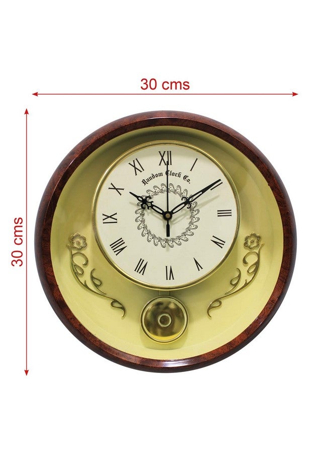 Random ساعة حائط Pendulum خشبية مزخرفة عشوائية للغرفة المعيشية، المنزل - Image 4