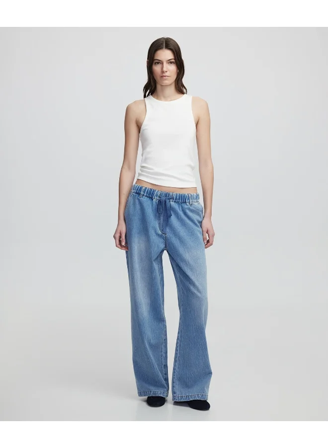 إبيكيول Elastic Waist Jeans