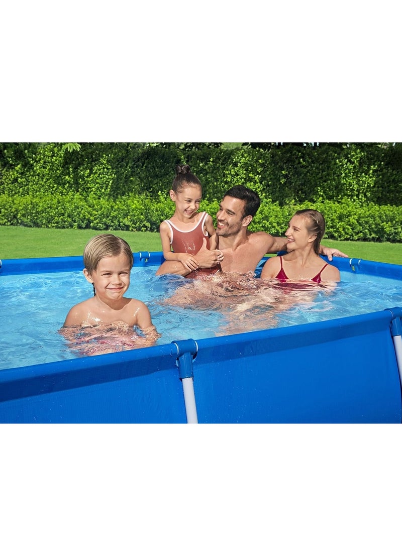 Bestway Metal Frame Swimming Pool, Family Above Ground Pool, Outdoor Garden Pool, Children's pool, 259x170x61cm - Image 3