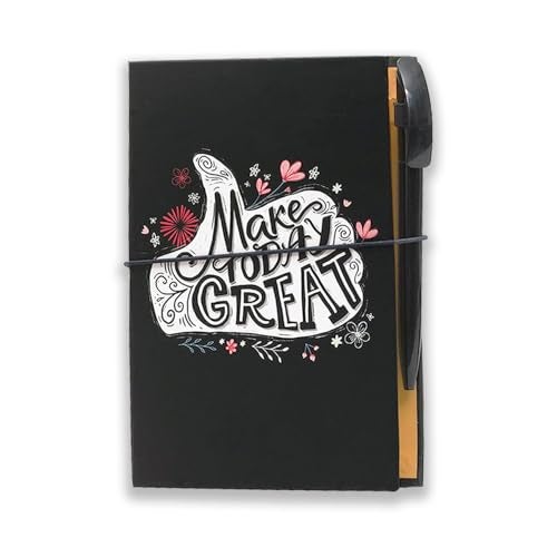 COI Memo Pad with Sticky Notes | Flags | Neon Sticky to-Do List Notepad– Daily Tear-Off Planner, Un Ruled Writing Pad (50 Sheets) – Compact Office & School Memo Pad with Pen - Image 1