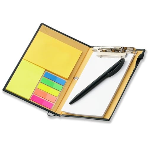 COI Memo Pad with Sticky Notes | Flags | Neon Sticky to-Do List Notepad– Daily Tear-Off Planner, Un Ruled Writing Pad (50 Sheets) – Compact Office & School Memo Pad with Pen - Image 3