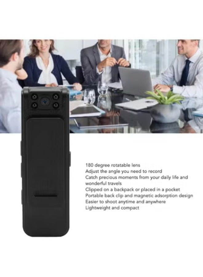 Gravity Compact 1080P HD Mini Body Camera – Wearable Security Cam with Night Vision, Motion Detection & Loop Recording – Ideal for Police, Nanny Cam, Home Monitoring, Travel, Outdoor Use & Personal Safety Surveillance - Image 4