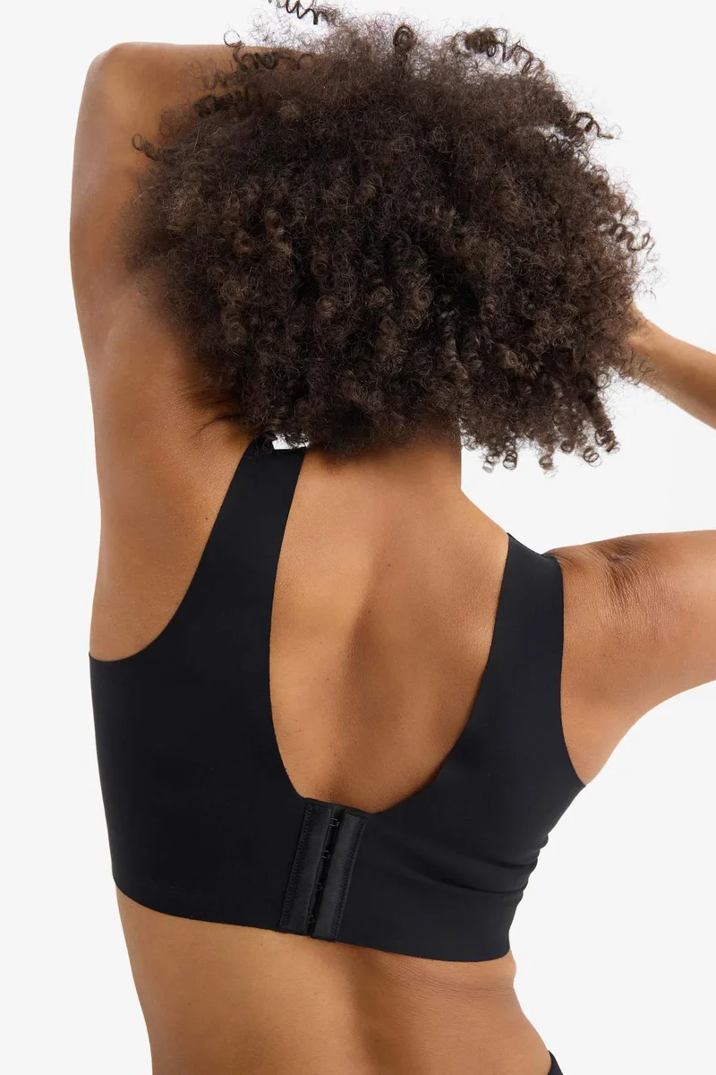Defacto  DeFactoFit V Neck Heavy Fabric Sports Bra for Women | Best Price UAE
