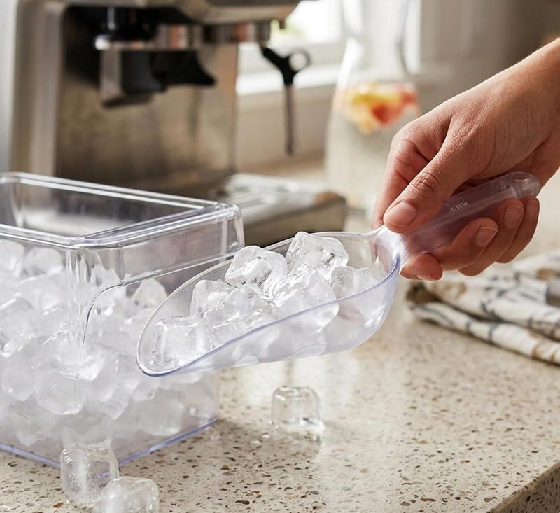 Cuisine Art Clear Polycarbonate Scoop 30.5cm | Food-Grade Plastic Ice Scoop for Kitchen Restaurant Pet Food Dry Goods Flour Rice Coffee Bean Candy Buffet Serving Shovel | BPA Free Dishwasher Safe - Image 3