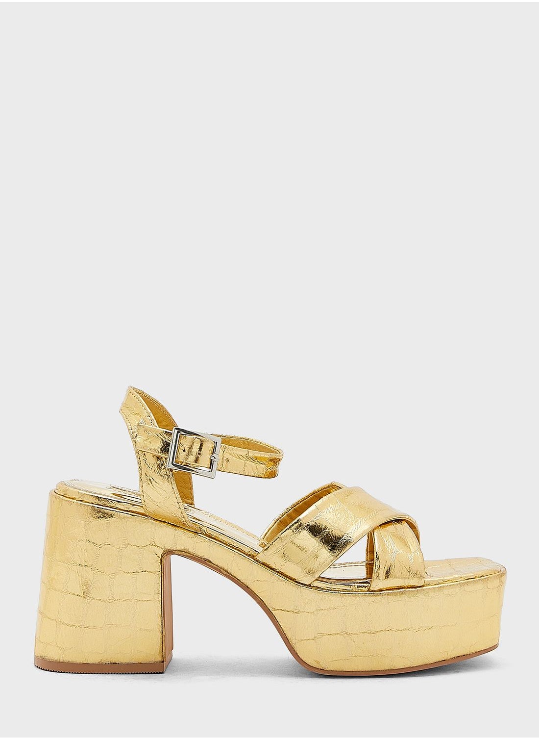 Topshop hot sale gold sandals