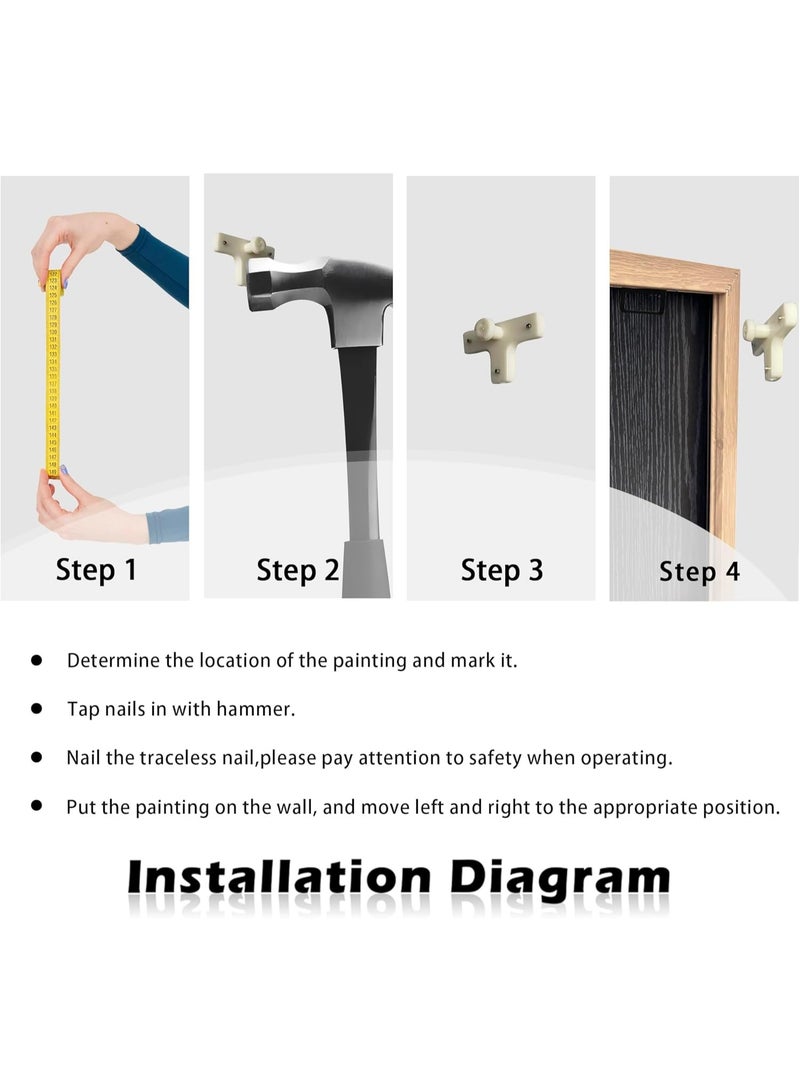 كيلا مجموعة من 3 لوحات جدارية مزخرفة من القماش لغرفة المعيشة، لوحات جدارية من القماش بزخارف زهرية مجردة على طراز بوهو، ملصقات مطبوعة لسوق الزهور، صور نباتية بسيطة ونابضة بالحياة، ديكور جداري عصري من النباتات الطبيعية لغرفة المعيشة وغرفة النوم، مزخرفة، 30x40 سم - Image 5