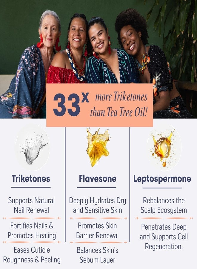 TODICAMP 100% Pure Manuka Oil from New Zealand | Therapeutic-Grade Essential Oil for Wound Care, Skin Soothing, Nail & Scalp Health | Organic, Undiluted, Cold-Pressed Manuka for Face, Hair & Body - Image 5