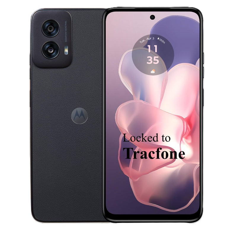 Tracfone Moto g Power 5G 2024 128GB 7in FHD 120Hz Display Prepaid Smartphone Black 50MP Main Camera Locked to Tracfone - Image 2