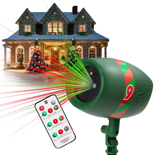Star Shower Ultra 9 Outdoor Laser Light Show with Remote AS SEEN ON TV New 9 Unique Patterns Showers Home wThousands of Lights 3 Color Combinations Motion or Still Up to 3200 Sq Ft - Image 1