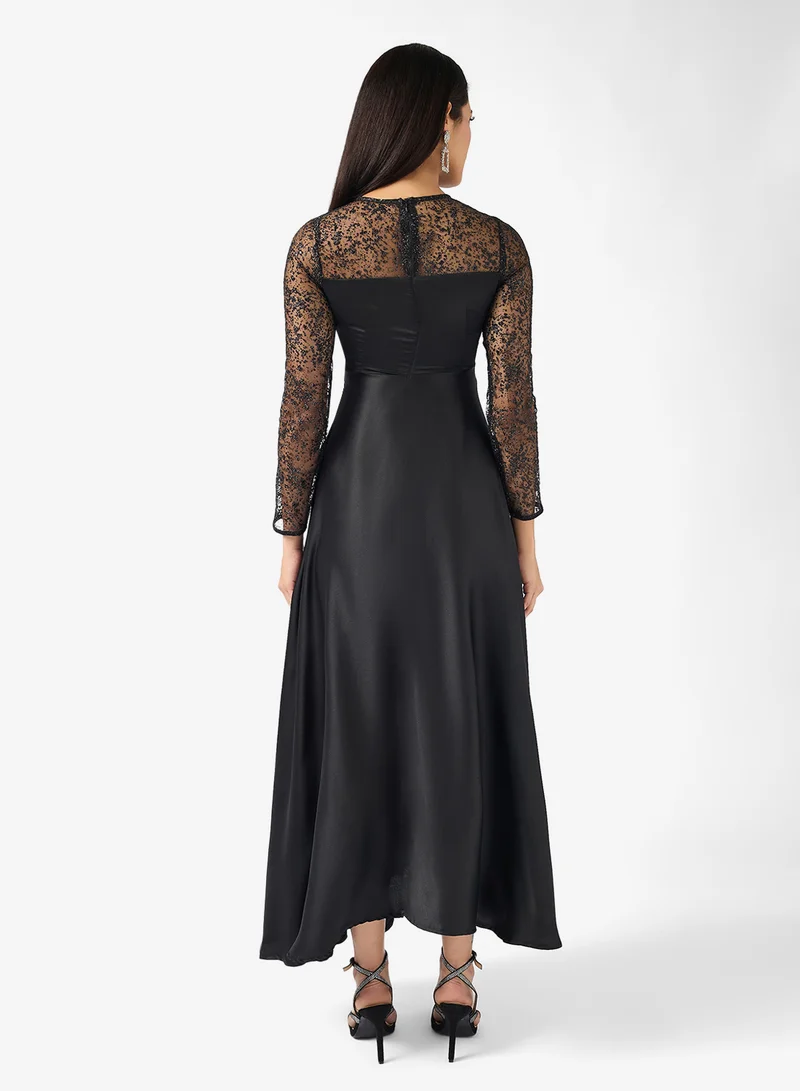 Ella Limited Edition Embellished Dress With Sweetheart Neck