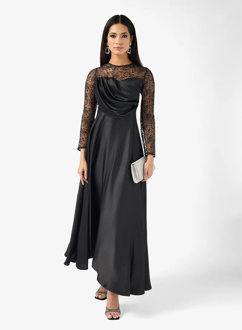 Ella Limited Edition Embellished Dress With Sweetheart Neck