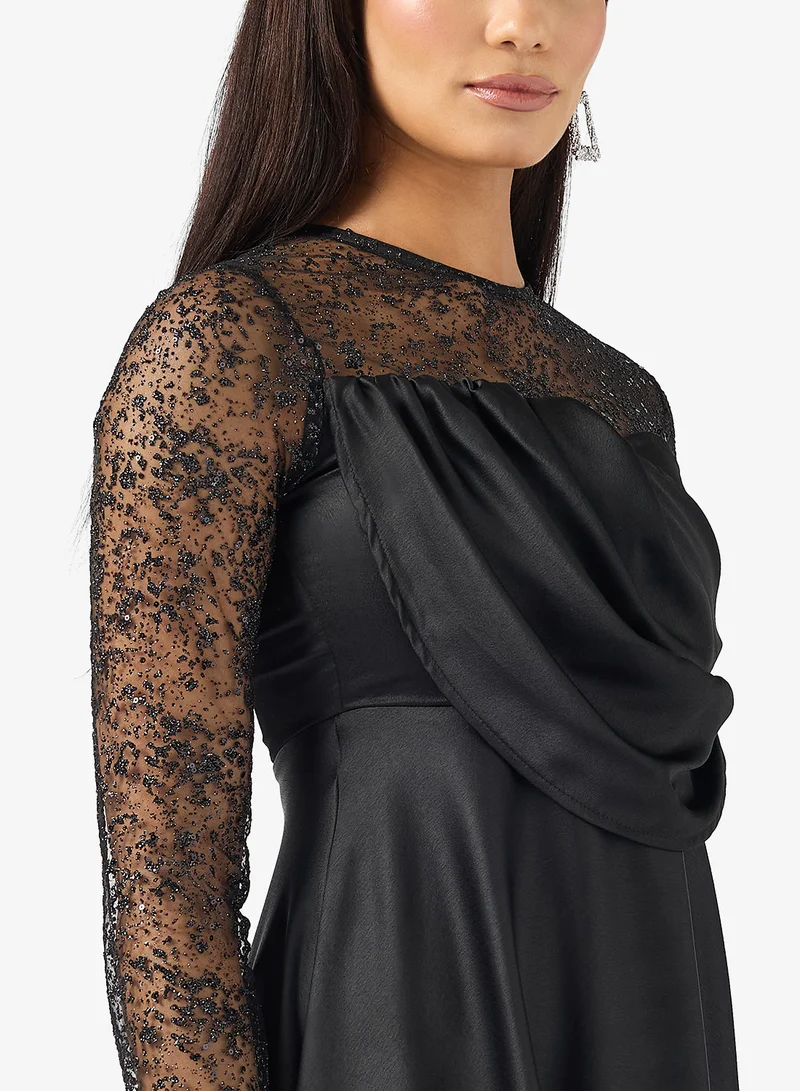 Ella Limited Edition Embellished Dress With Sweetheart Neck
