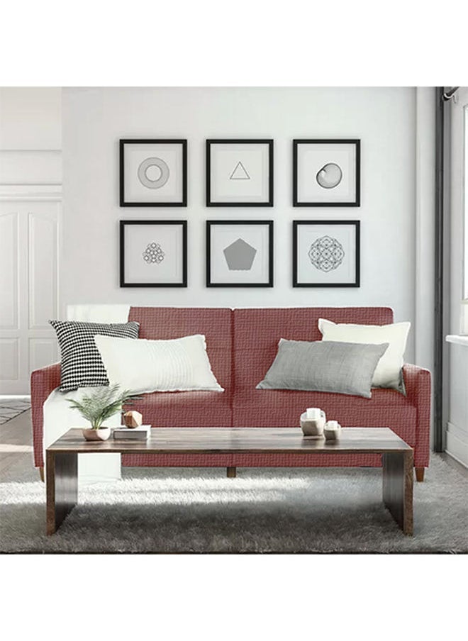 صوفة ديباج أوديسا  | 2 - مقاعد صوفا من المخمل 193x85x86 سم  - زهري غامق  - Image 1