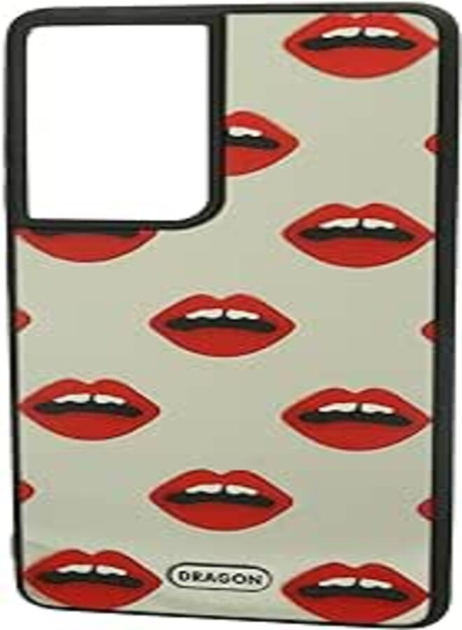 Dragon 3D Back Cover Hard Slim Case Kiss Pattern Mirror Design For Samsung Galaxy S30 Ultra - Multi Color