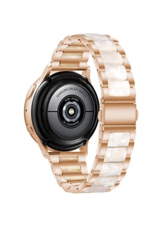 Suitable For Apple/Samsung Huawei Stainless Steel Strap Single Row Stainless Steel Resin Butterfly Buckle Apple Strap-Color:20 Silver/Colorful