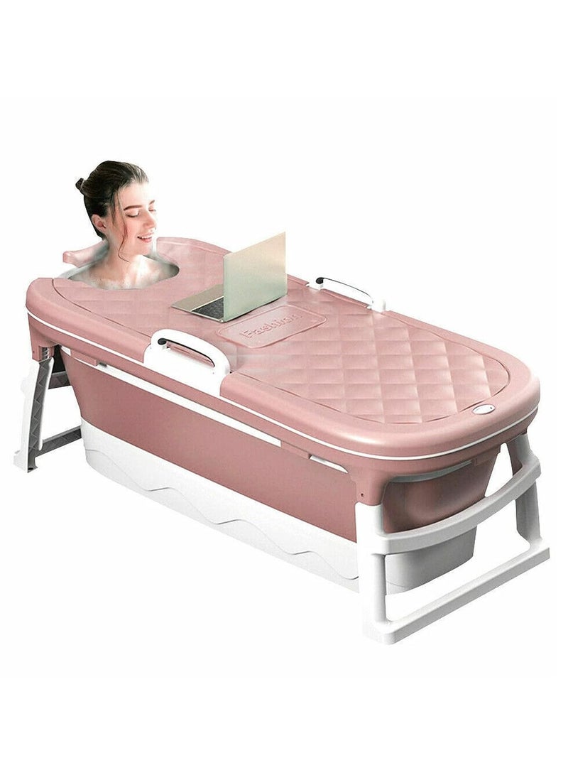 DubaiGallery Bathtub, portable bathtub, barrel welding steam bath, folding bath, mobile bathtub for adults, plastic folding bathtub for thickening, house sauna - Image 2