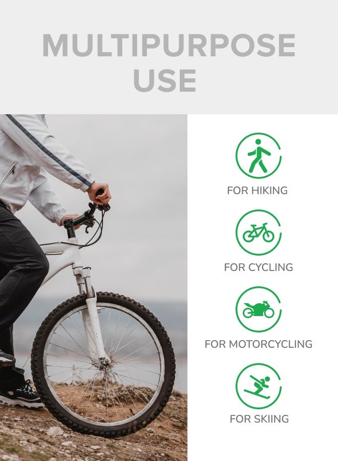 SHARMAX Balaclava Face Mask, Lightweight Motorcycle Cycling Helmet, Unisex Men Women Kids - Image 3