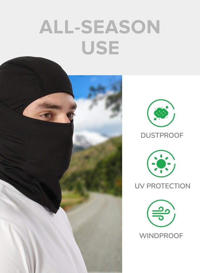 SHARMAX Balaclava Face Mask, Lightweight Motorcycle Cycling Helmet, Unisex Men Women Kids - Image 5