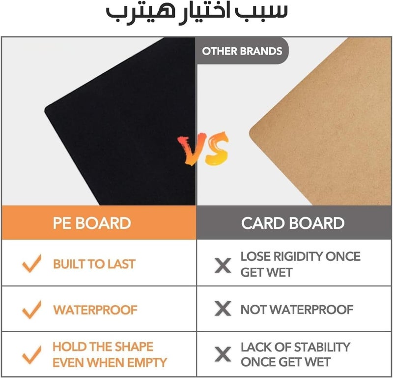 Car Trunk Organizer Box with Foldable Cover and 4 Removable Dividers - Image 3