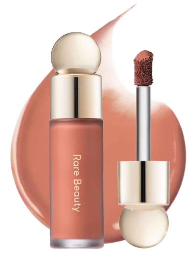 Rare Beauty by Selena Gomez Soft Pinch Liquid Blush – Virtue - Beige Peach, 7.5ml) | Weightless, Long-Lasting, Buildable Liquid Blush for a Natural, Radiant Glow - Image 1