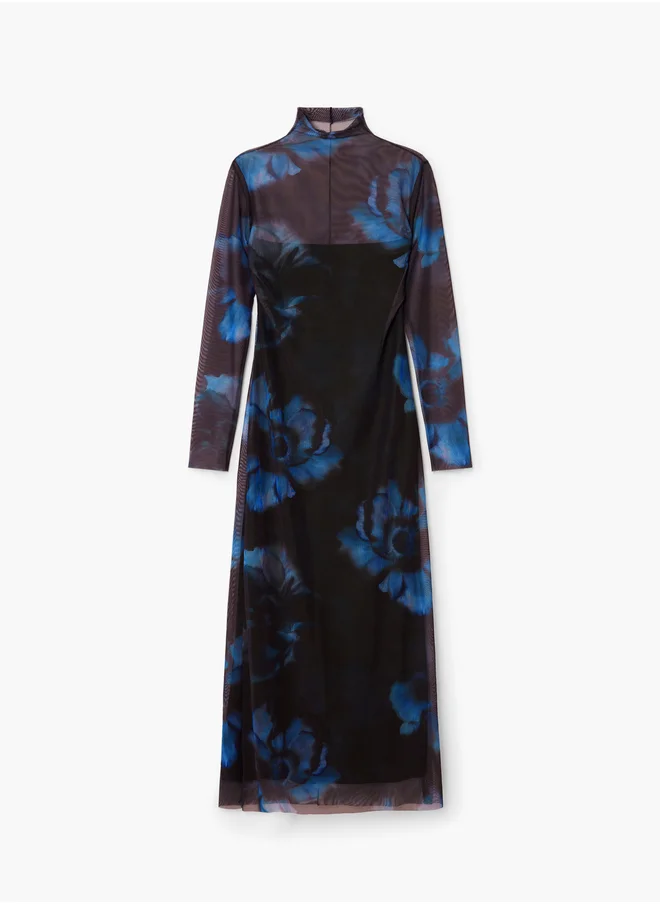 DESIGUAL Slim Floral Dress