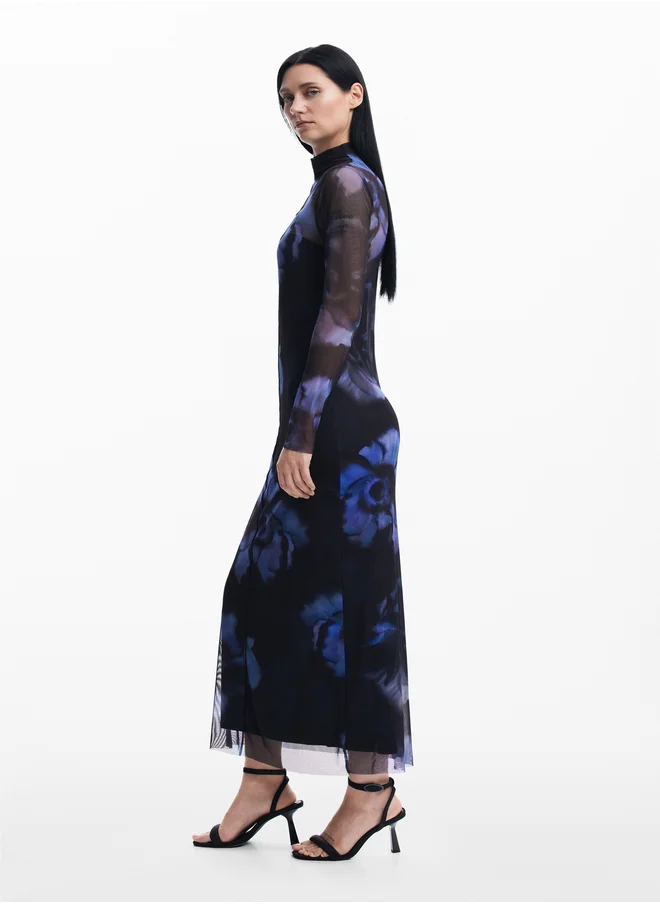 DESIGUAL Slim Floral Dress