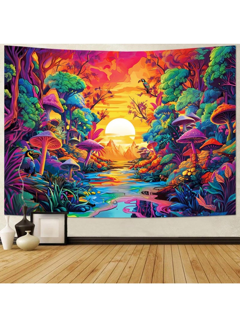 Y&D Wall Purple Light Decorative Cloth Hanging Cloth Tapestries Room Background Cloth Tapestries Wall Hanging-LS-HXD-101295x73 - Image 3