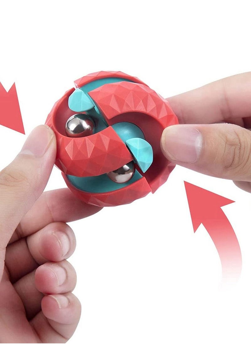Generic - Diamond Ball Orbit Gyro Rubik Cube Fingertip Marbles - Image 1