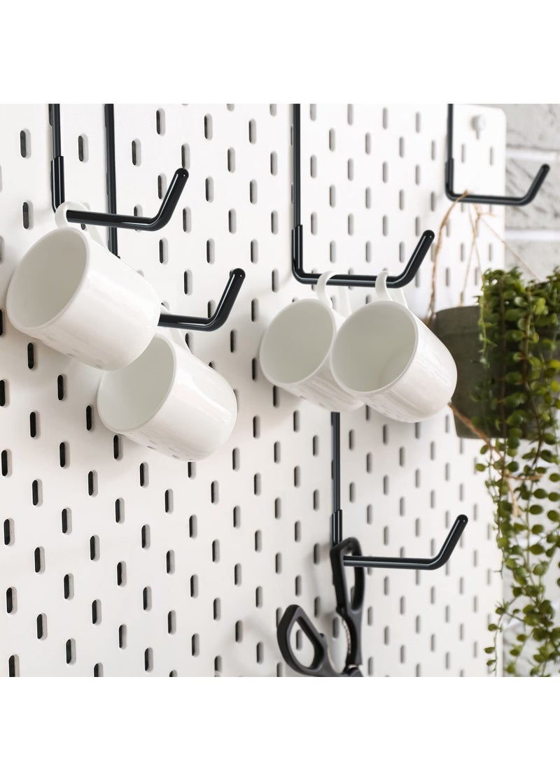 Garage Hanger Hook Set, 4 Pcs Garage Bike Hooks, Heavy Duty Large S Hooks for Hanging, with Non Slip Coating, for Ladder Bike Storage Rafter Hanger Garden Tool Organizer (Black) - Image 2