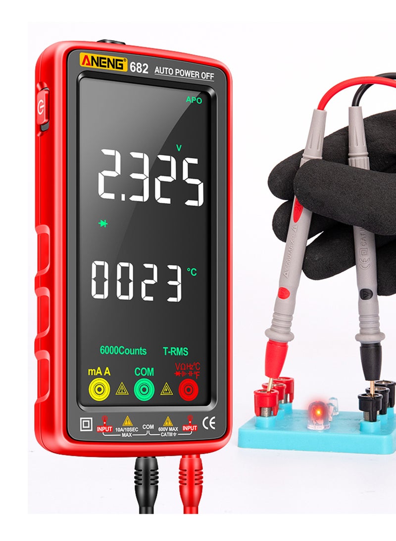 Large 6000-Count LCD Digital Multimeter - Smart Rechargeable Universal Meter - Image 3