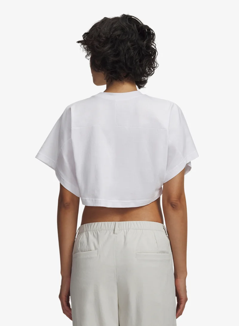 UNDER ARMOUR Cropped Script Logo T-Shirt