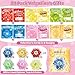 spring flower Valentines Day Gifts Cards for Kids 24 Pack Valentines Greeting Cards with Fluid Glitter Fidget Spinners Toys for Kids School Classroom Exchange Valentines Party Favors Prizes for Boys Girls - Image 4