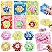 spring flower Valentines Day Gifts Cards for Kids 24 Pack Valentines Greeting Cards with Fluid Glitter Fidget Spinners Toys for Kids School Classroom Exchange Valentines Party Favors Prizes for Boys Girls - Image 2
