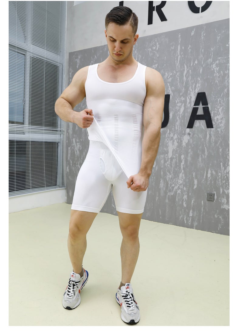 Relax Smart Vest Shorts and T-shirt Set Corset Slimming and Body Shaping Clothing for Men  - Image 3