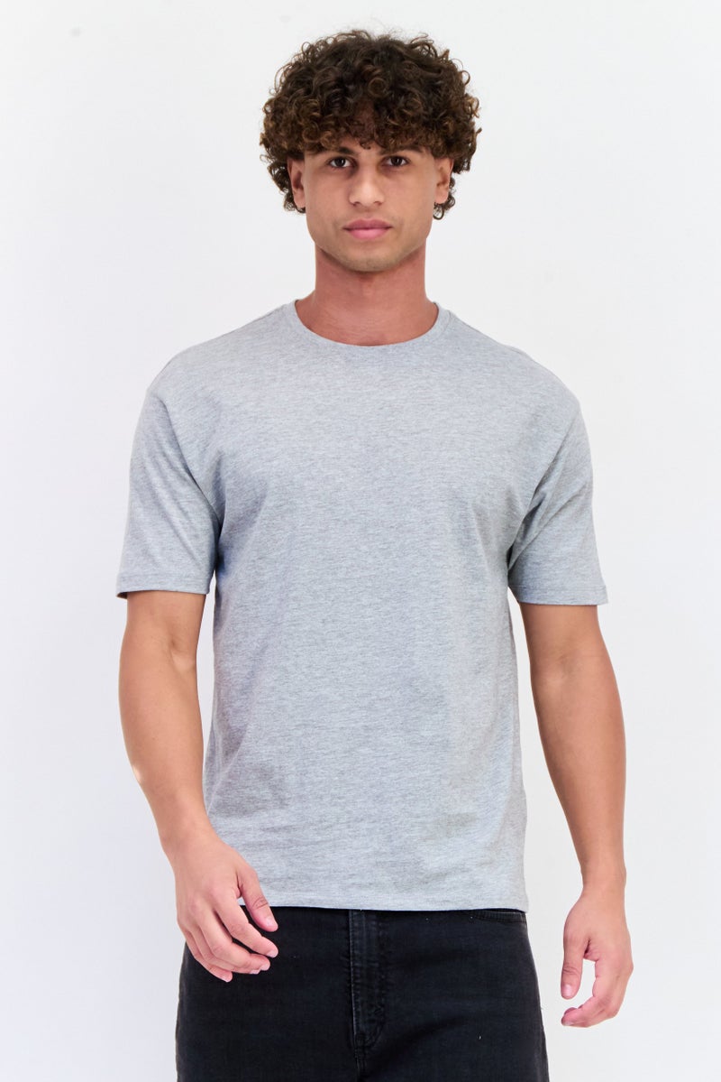 English Laundry Men 2 Pcs Crew Neck Short Sleeves Heather T-Shirt, Multicolor - Image 2