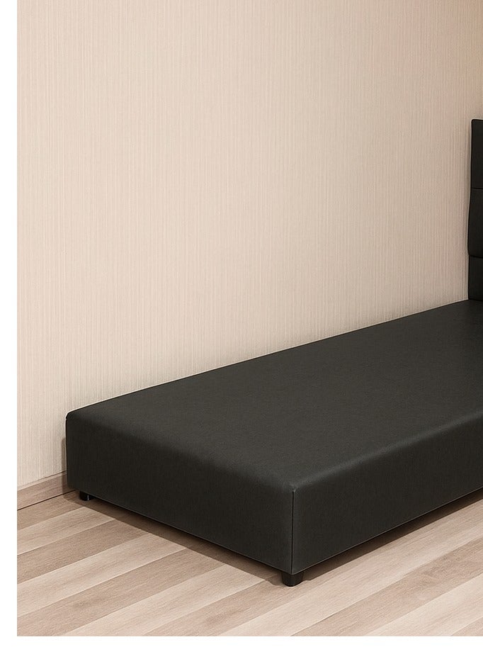 l'elefante L’elefante Wooden Single Bed – Compact 90x190 cm Box Design – Sturdy Wooden Frame – Ideal for Kids, Adults & Guest Rooms – Easy to Assemble  - Image 3