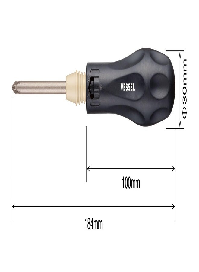 Vessel TD-812LR Screwdriver Set for Famidora 12 Phillips and Negative Hex, Kiri, Triangular Screws, Comes in Genuine Leather Wrapped Case - Image 3