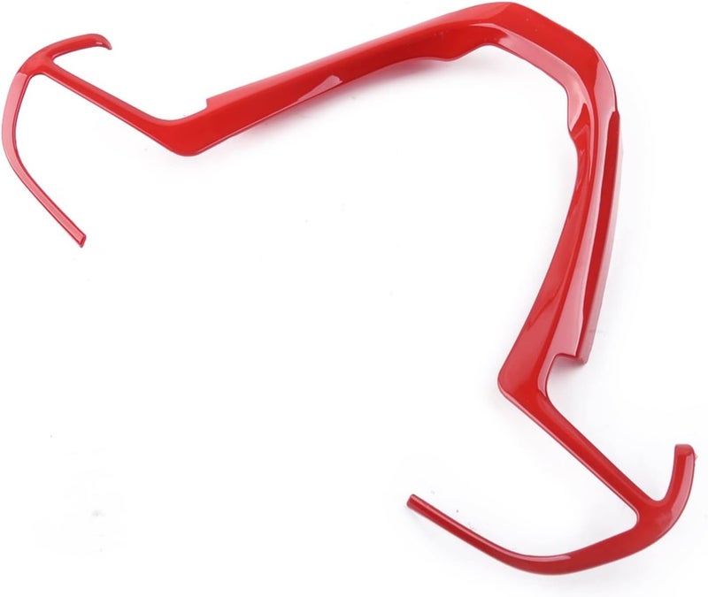 Yurefax Red Steering Wheel Cover Trim for Jeep - Image 1