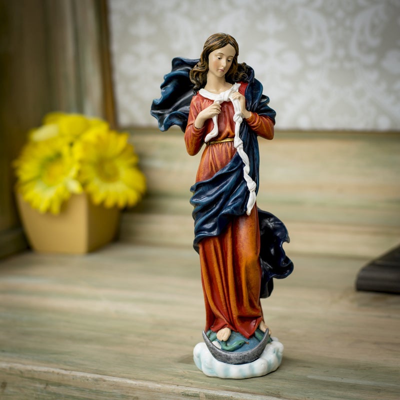 Joseph's Studio by Roman, Renaissance Collection, 10" H Mary Undoer of Knots, Home DÃ©cor, Devout Gift, Prayerful Inspiration (5x4x10) - Image 3