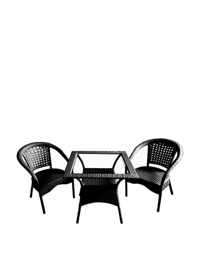 ANAND INDIA GROUPS ANAND INDIA GROUPS D8Indoor Outdoor Living Room Balcony Garden Chair Table Set 21 2 Chair 1 Table Furniture SetChair Table Set 