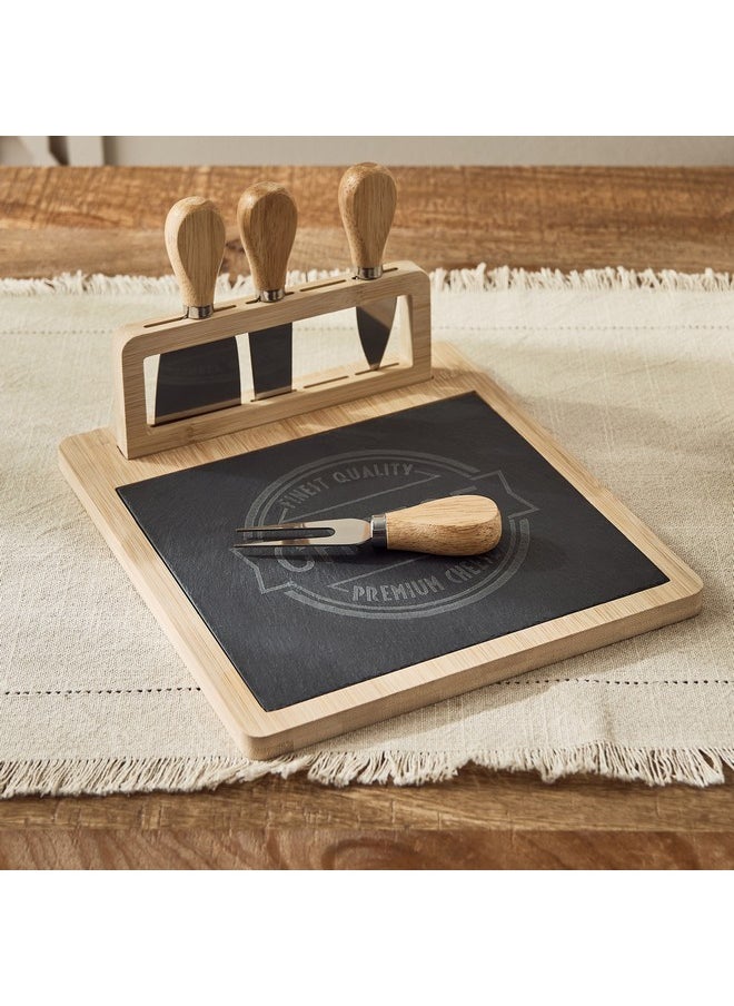 Home Box Eden 5-Piece Cheese Knife Set 25 x 1.2 x 23 cm  - Image 2